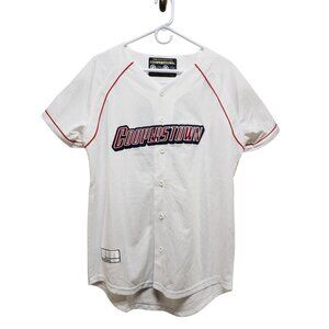 Cooperstown White Baseball Jersey Adult Mens Size S Polyester